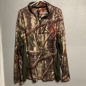 1/4 Zip camo shirt